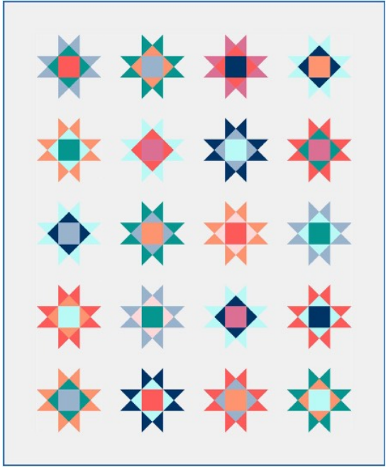 Ohio Star Quilt Block Pattern