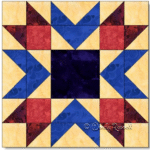 Blueberry Pie Quilt Block Free Pattern
