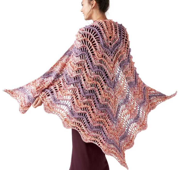 Wave Crochet Shawl Pattern